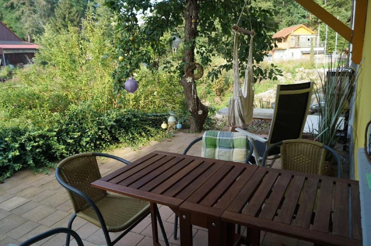 Ferienwohnung Und Sommerhaus Unter Der Burg Falkenberg  Kültér fotó
